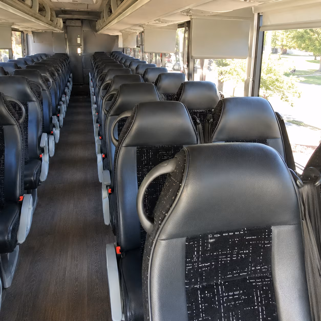 santa barbara charter bus rental inside