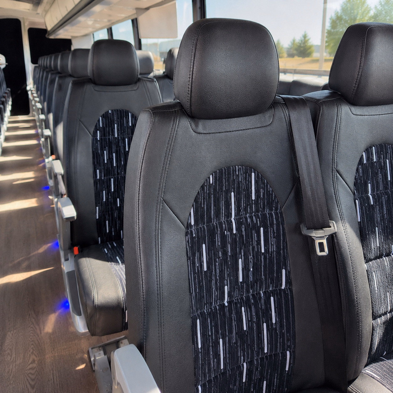 santa barbara employee transportation onboard seating