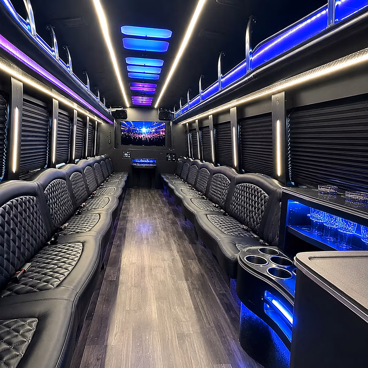 santa barbara party bus rentals inside