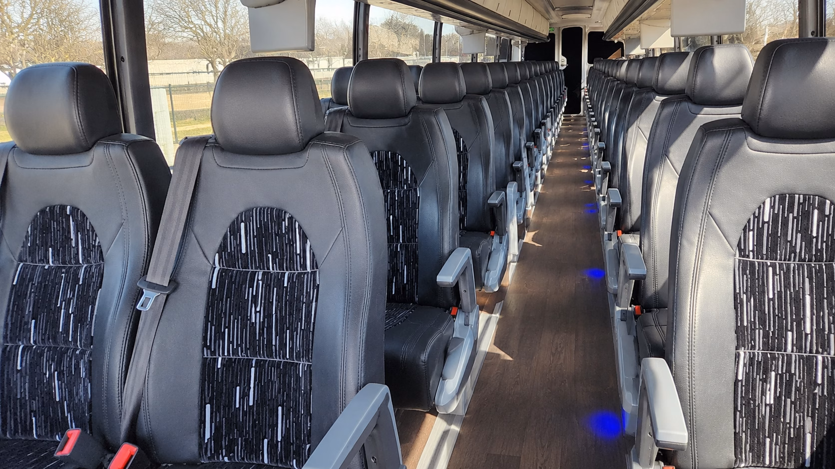 santa barbara religious group transportation onboard seating
